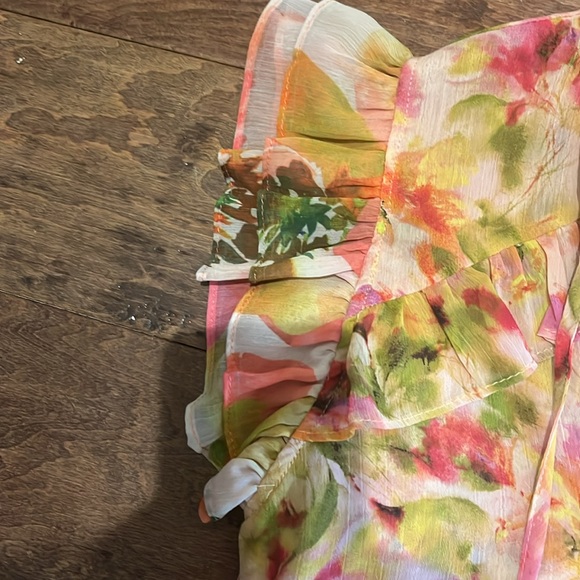 BNWT Misa blouse… sleeveless with ruffle shoulder size xs - Picture 3 of 7